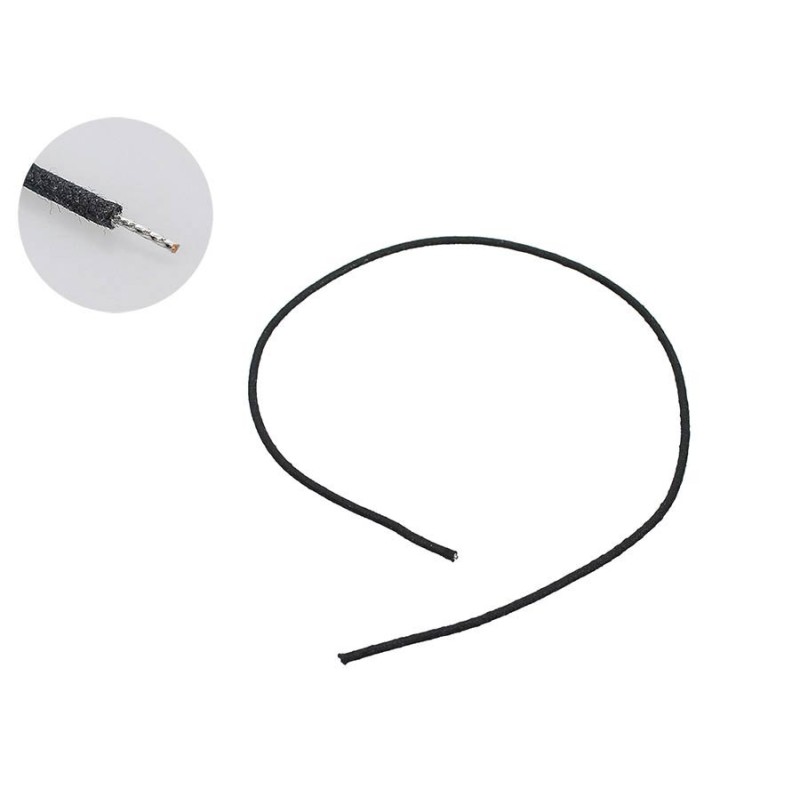 CABLE BOSTON BLINDADO ALGODÓN 1 PIE NEGRO