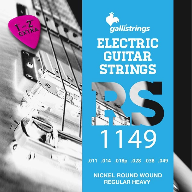 string set electric, nickel roundwound, regular he