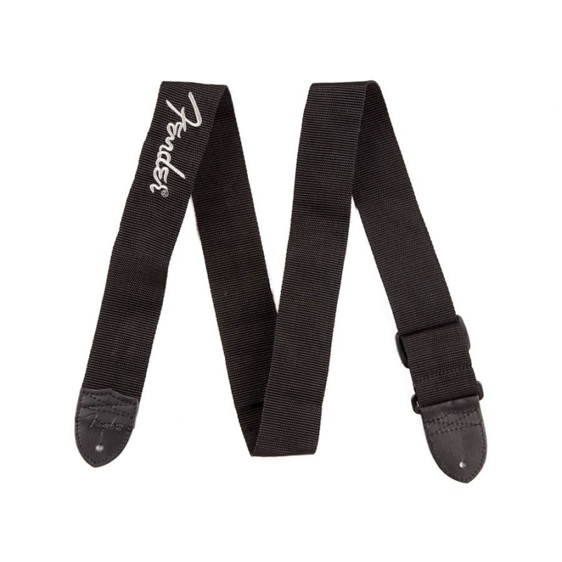 Correa Fender 50mmPoly Logo grey | MÚSICA BILBAO