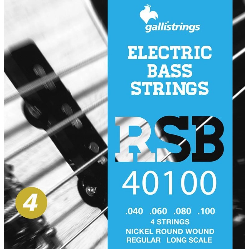 string set electric bass, nickel roundwound, regul