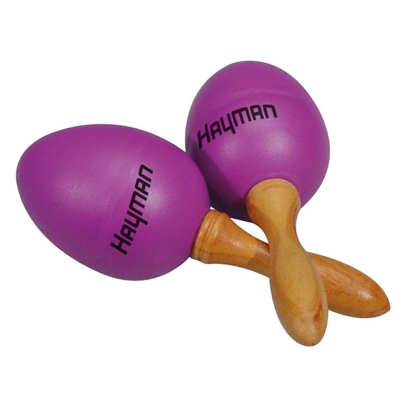 HUEVOS PLÁSTICO HAYMAN CON ASA PAR MORADO