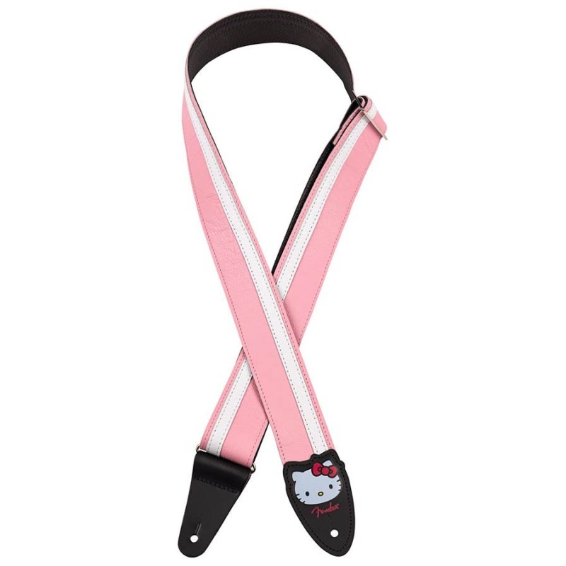 Correa piel Fender Hello Kitty rosa | MÚSICA BILBAO