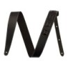 Correa Fender Essentials cuero negro 2pg | MÚSICA BILBAO