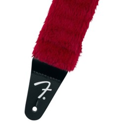 Correa Fender peluche strap red | MÚSICA BILBAO