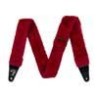 Correa Fender peluche strap red | MÚSICA BILBAO