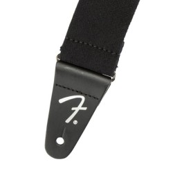 Correa supersuave Fender de 2pg negra | MÚSICA BILBAO