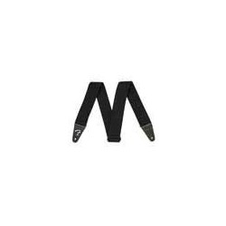 Correa supersuave Fender de 2pg negra | MÚSICA BILBAO