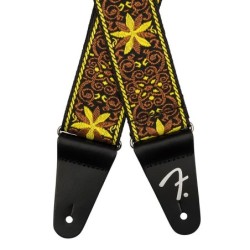 Correa Fender 50mm Pasadena woven yellow wallflow | MÚSICA BILBAO