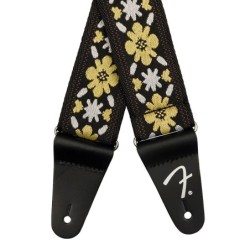 Correa Fender 50mm Pasadena woven yellow clover | MÚSICA BILBAO
