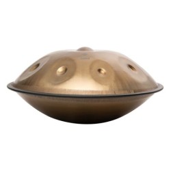 stainless steel handpan D Kurd 440 hz, with padded