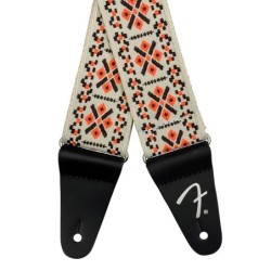 Correa Fender 50mm Pasadena woven lattice orange | MÚSICA BILBAO