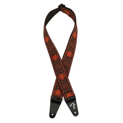 Correa Fender 50mm Pasadena woven orange wallflow | MÚSICA BILBAO