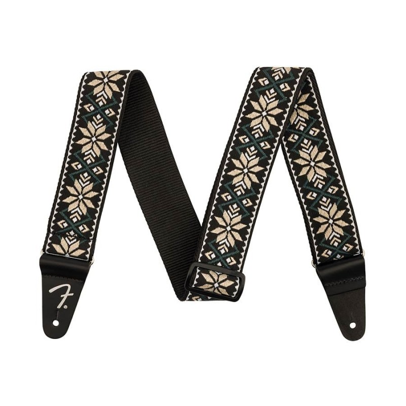 Correa Fender 50mm Pasadena woven yellow snowflake | MÚSICA BILBAO