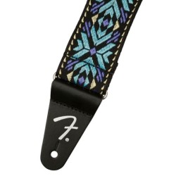 Correa Fender 50mm Pasadena woven blue snowflake | MÚSICA BILBAO