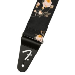 Correa Fender 50mm Floral black | MÚSICA BILBAO