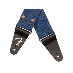 Correa vaquera Wrangler Fender remachada índigo | MÚSICA BILBAO