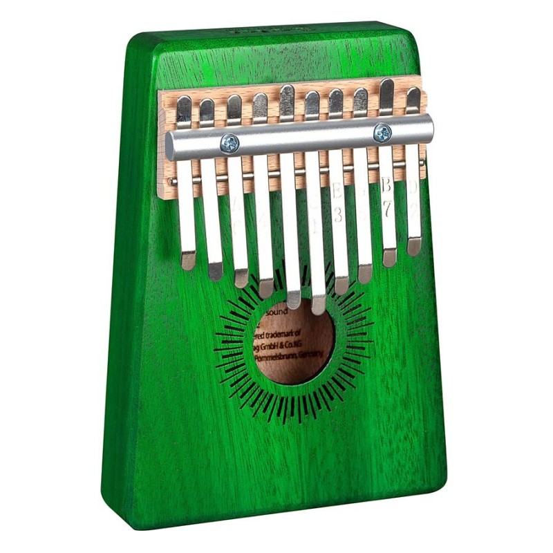 KALIMBA SELA DE CAOBA 10" VERDE