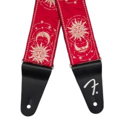 Correa Fender Amer. Vintage II sun/moon rojo | MÚSICA BILBAO