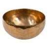 brass singing bowl 19cm, with mallet - felt ring -