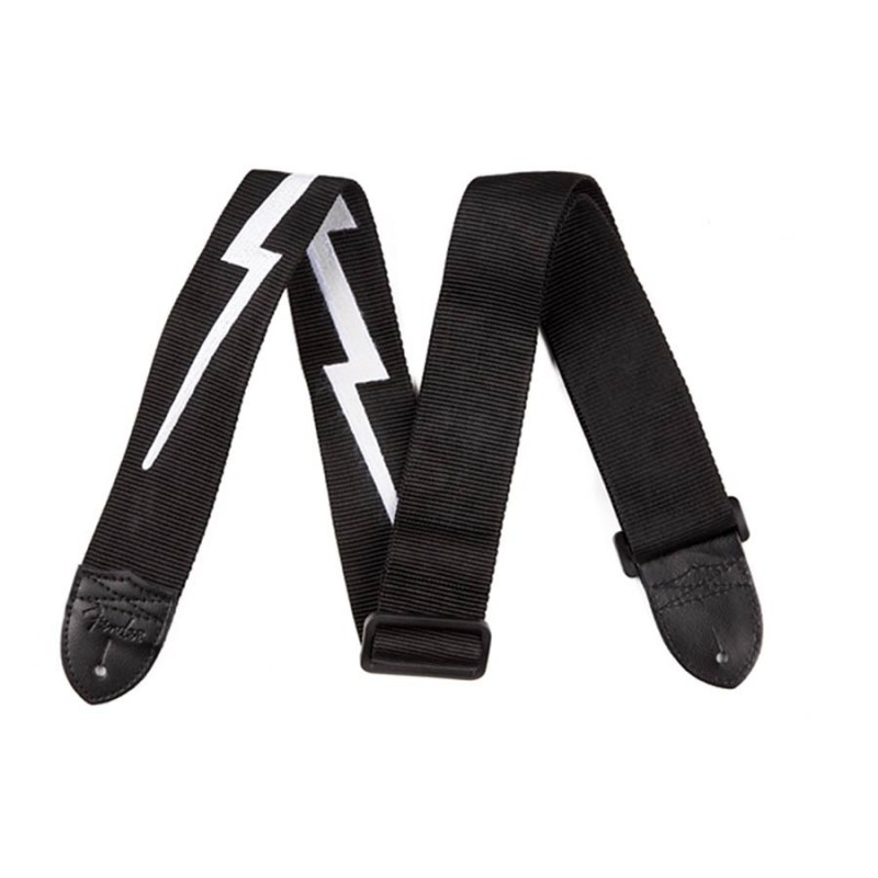 Correa Fender 50mm nylon rayo black | MÚSICA BILBAO