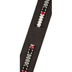 Correa Paramount Fender cuero negra | MÚSICA BILBAO