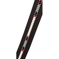 Correa Paramount Fender cuero negra | MÚSICA BILBAO