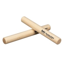 2-tone claves 25mm, beech