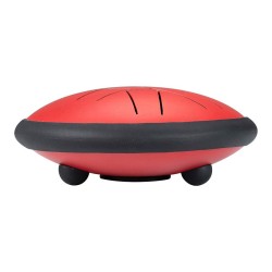 tongue drum 6, 8 tongues, F minor, red"