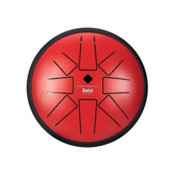 tongue drum 6, 8 tongues, F minor, red"