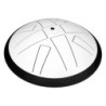 tongue drum 10, 8 tongues, C major, white"