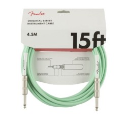Cable jack/jack Fender 4.5m verde surf | MÚSICA BILBAO