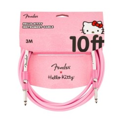 Cable jack/jack Fender Hello Kitty 3m rosa | MÚSICA BILBAO