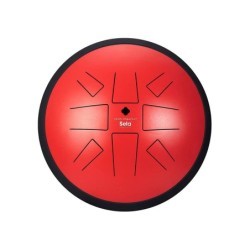 tongue drum 10, 8 tongues, C Pygmy, red"