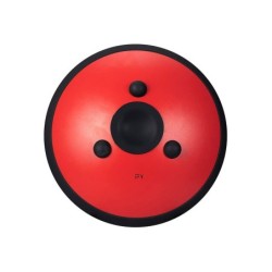 tongue drum 10, 8 tongues, C Pygmy, red"