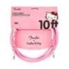 Cable jack/jack Fender Hello Kitty 3m rosa | MÚSICA BILBAO