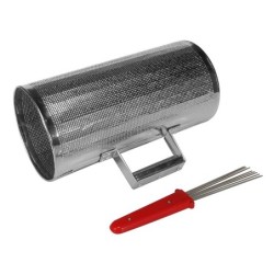 GÜIRO DE ACERO HAYMAN CON CEPILLO 6" x 12"