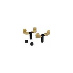 fork for shoulder rest, with plastic screw, 1 pair