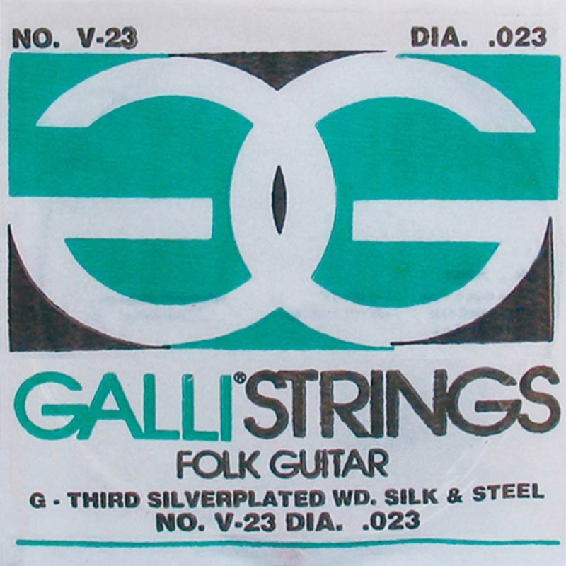 G-3 string acoustic, 023, silverplated wound on si