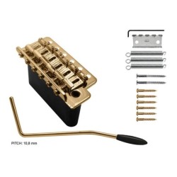 tremolo, pitch 10,8mm, with screws, zinc block, go