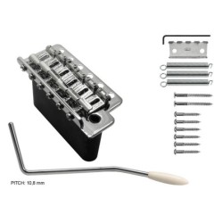 TRÉMOLO WILKINSON PASO 10,8mm CON TORNILLOS ACERO MACIZO