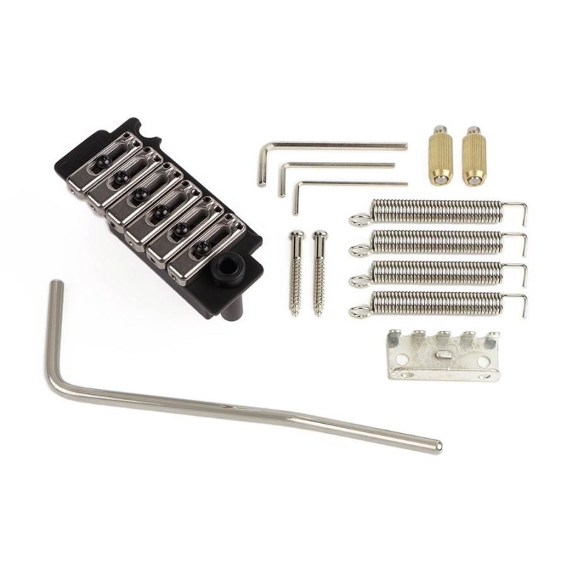 TRÉMOLO WILKINSON 2-PUNTOS PASO 10,5mm NEGRO SATINADO