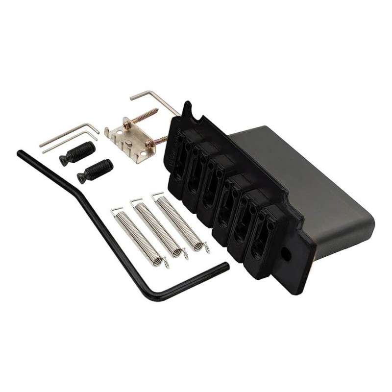 TRÉMOLO WILKINSON 2-PUNTOS PASO 10,8mm NEGRO SATINADO