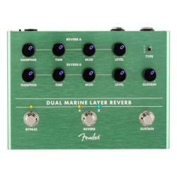 Pedal efectos Fender Dual Marine Layer Reverb | MÚSICA BILBAO