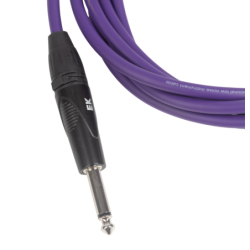CABLE EK AUDIO PARA GUITARRA JACK RECTO-RECTO 3M VIOLETA