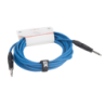 CABLE EK AUDIO PARA GUITARRA JACK RECTO-RECTO 6M AZUL