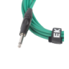 CABLE EK AUDIO PARA GUITARRA JACK RECTO-RECTO 6M VERDE