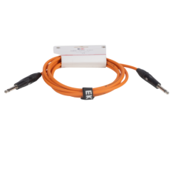 CABLE EK AUDIO PARA GUITARRA JACK RECTO-RECTO 6M NARANJA