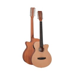 GUITARRA TANGLEWOOD SUPER FOLK CUTAWAY ELECTRIFICADA 12 CUERDAS