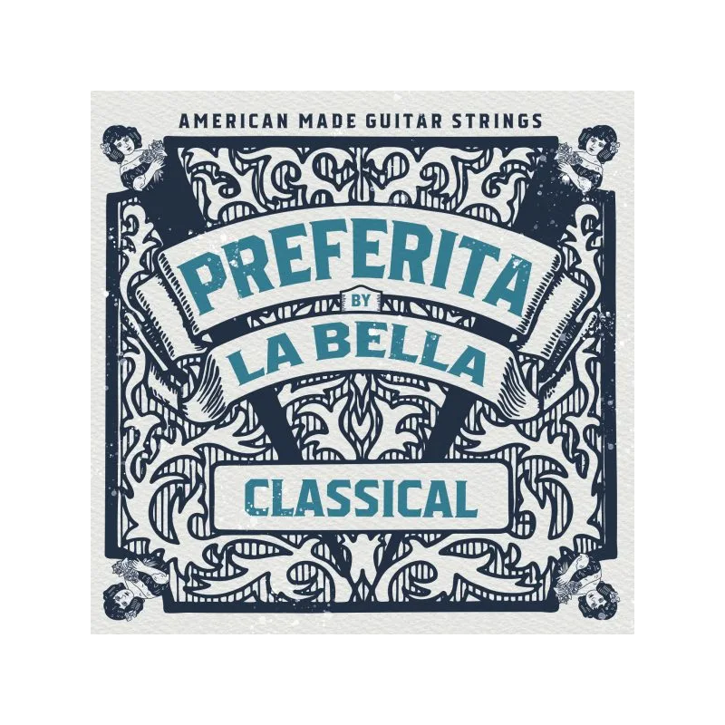 JUEGO DE CUERDAS LA BELLA PARA GUITARRA CLÁSICA PREFERITA® 1P