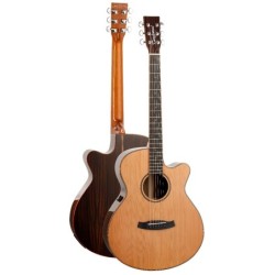 GUITARRA ACÚSTICA TANGLEWOOD SUPER FOLK CUTAWAY SERIE NEW ROSEWOOD SMART